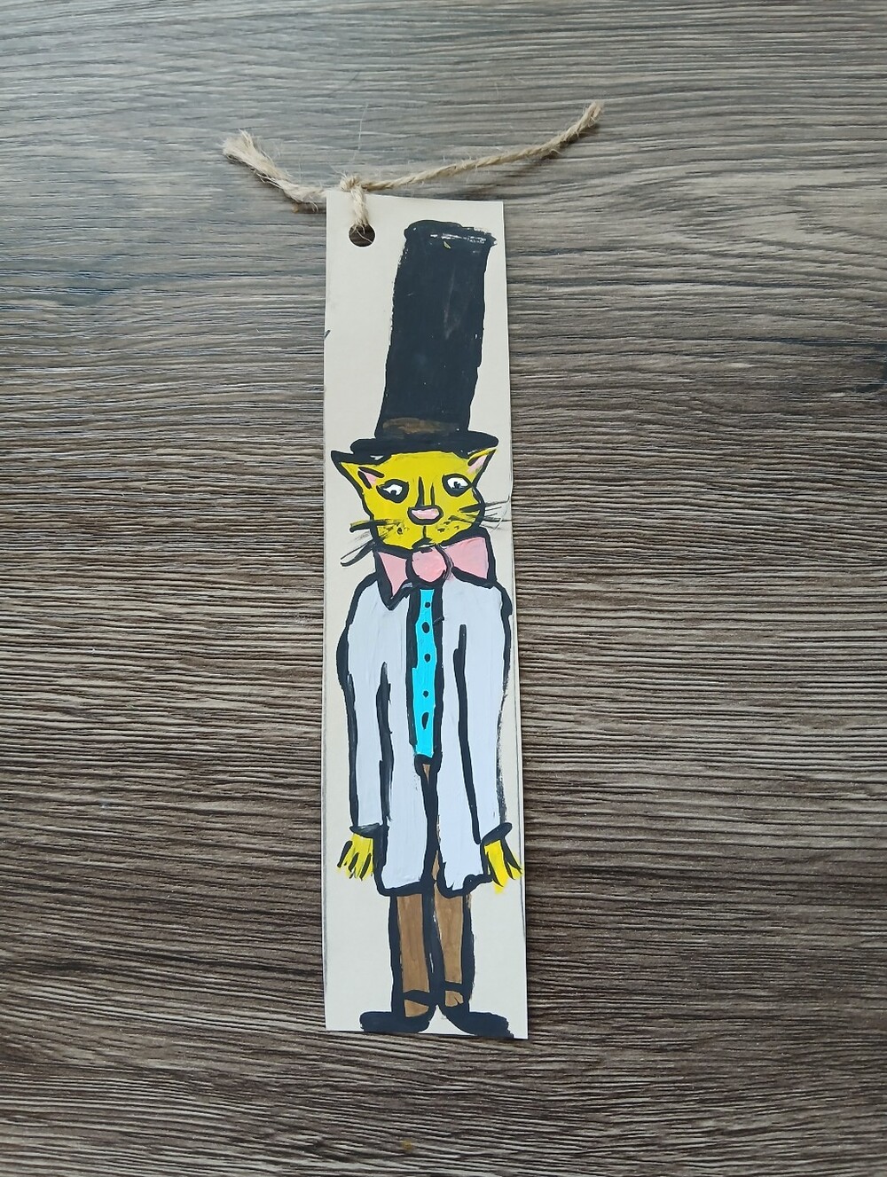 Cat In Top Hat Bookmark - Picture 3 of 4